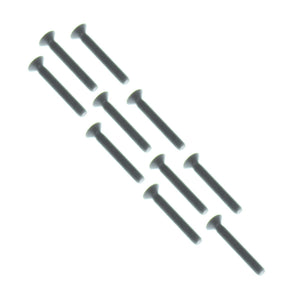 3x20mm Countersunk Hex Machine Thread Screws (10pcs)