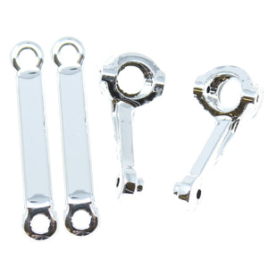 V2 Steering Arms L/R and V2 Toe Links (Chrome)(1set)