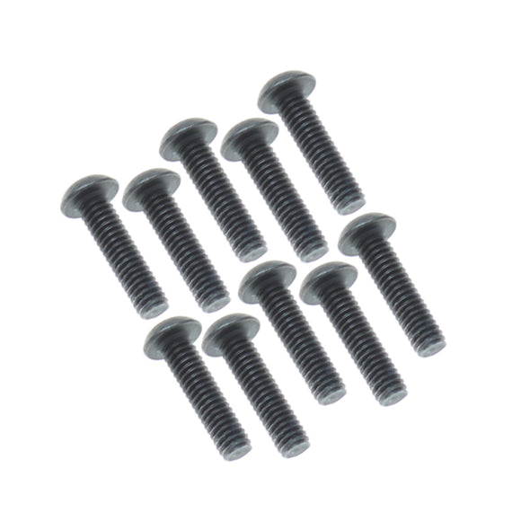 2.5x10MM Button Head Machine Thread Screws (10pcs)