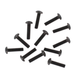 4x16mm Button Head Hex Machine Thread Screws (12pcs)