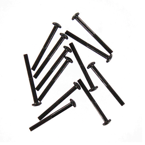 3x30mm Shoulder Button Head Hex Machine Thread Screws (12pcs)