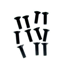 3x10mm Countersunk Hex Machine Thread Screws (12pcs)