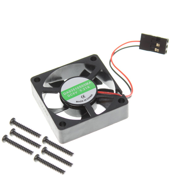 35mm ESC Fan w/ hardware (Plastic)(1pc)