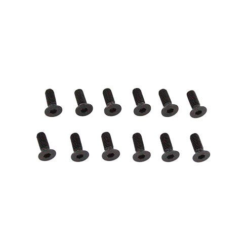 4x12mm Countersunk  Hex Machine Thread Screws (12pcs)