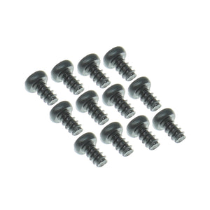 2.3x4mm Button Head Phillips Self Tapping Screws (12pcs)