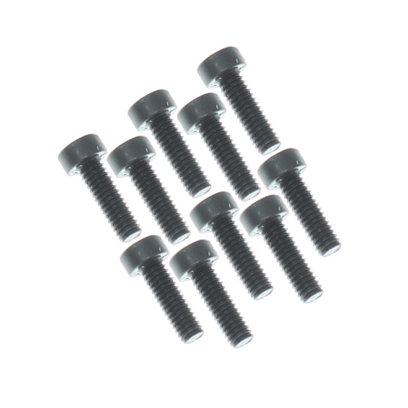 2.5x8mm Cap Head Machine Thread Screws (10pcs)