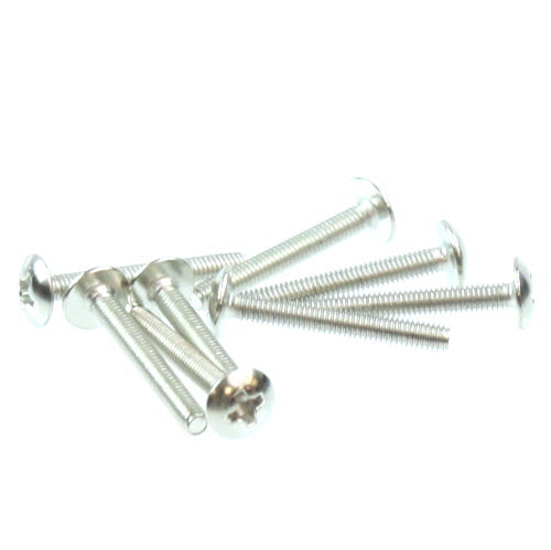 2.5x20mm Button Head Phillips Machine Thread Screws (4pcs)