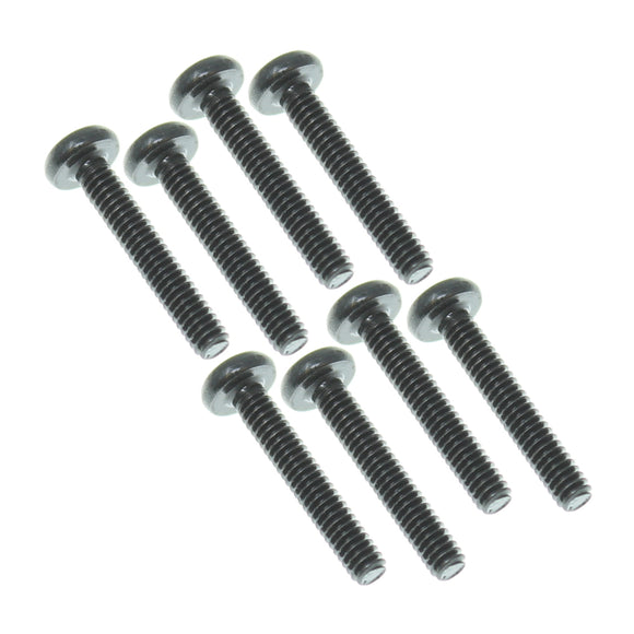 2x12mm Button Head Hex Machine Thread Screws (12pcs)