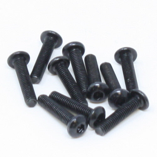 3x14mm Button Head Hex Machine Thread Screws (10pcs)