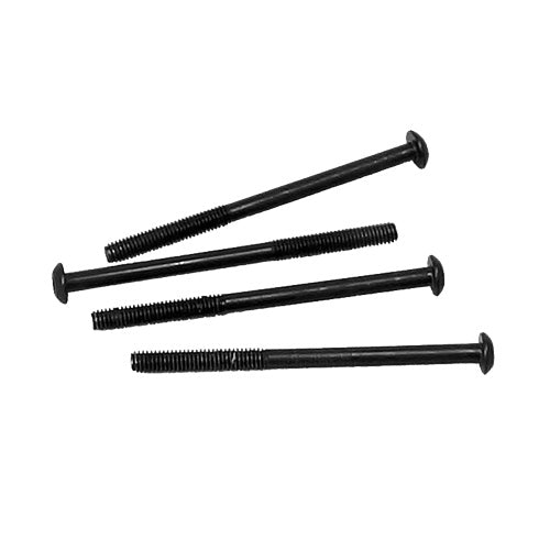 4x60mm Button Head Hex Machine Thread Screws (4pcs)