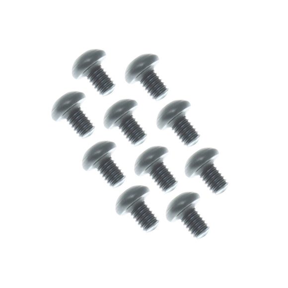 3x4mm Button Head Machine Thread Hex Screw (10pcs)