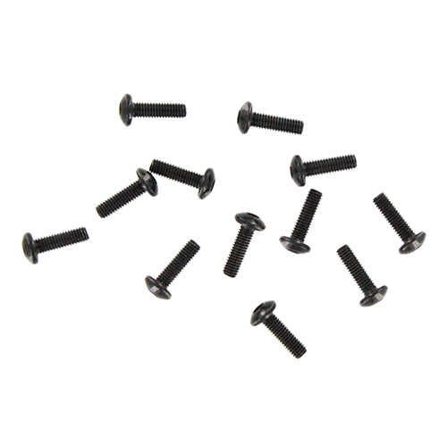 3x10mm Button Head Hex Machine Thread Screws (12pcs)