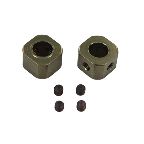 Wheel Hub(Square)(Aluminum)(2pcs)