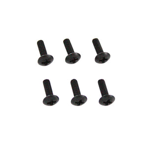 3x10mm Button Head Phillips Machine Thread Screws (6pcs)