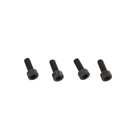 3x8mm Cap Head Hex Machine Thread Screws (4pcs)