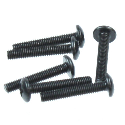 3x18mm Button Head Phillips Machine Thread Screws (6pcs)