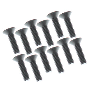 4x14mm Countersunk Hex Machine Thread Screws (12pcs)