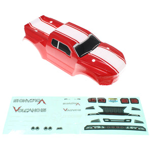 1/16th Truck Body W/ Stickers(Red)(1pc)