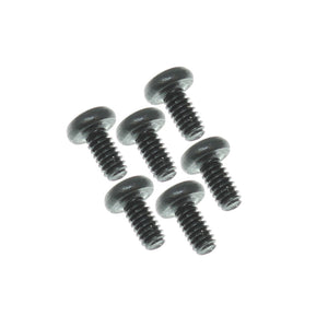 2x4mm Button Head Hex Machine Thread Screws (6pcs)