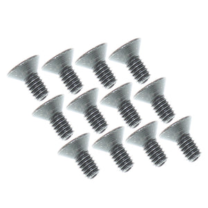 4x8mm Countersunk Hex Machine Thread Screws (12pcs)