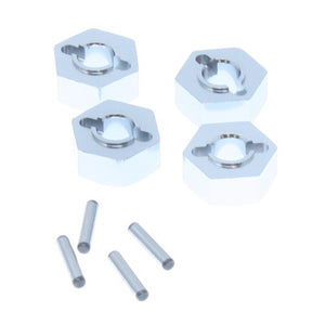 Aluminum Wheel Hex & Pin (4pcs ea.)