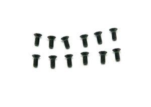 5x12mm Countersunk Hex Machine Thread Screws (12pcs)