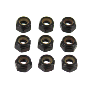 5mm Steel Nylon Insert Lock Nuts (9pcs)