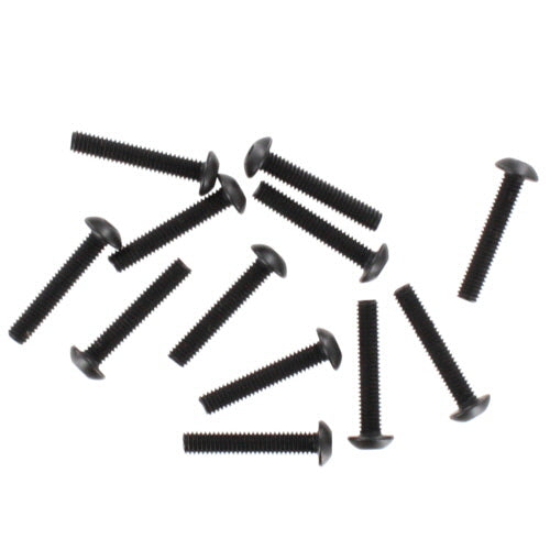 4x22mm Button Head Hex Machine Thread Screws (12pcs)