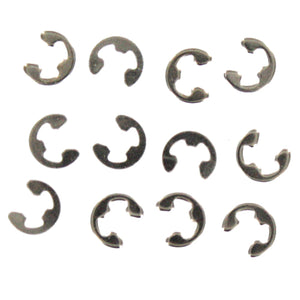 4mm E-Clip (12 PCS)