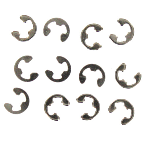 4mm E-Clip (12 PCS)