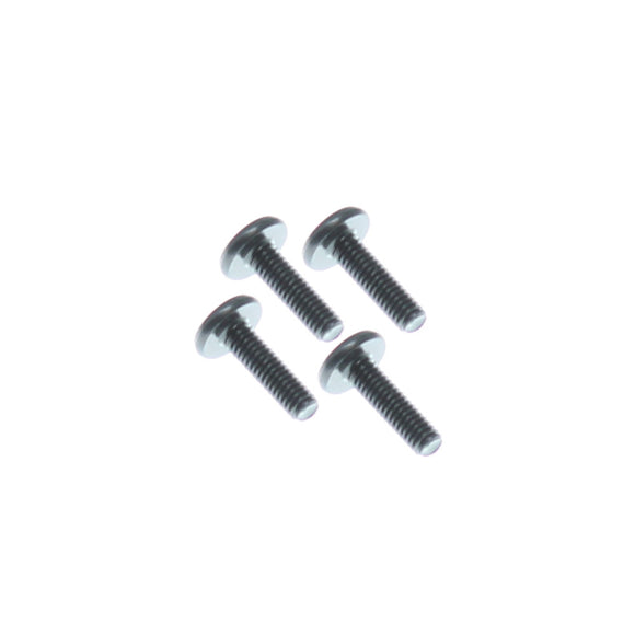 3x10mm Flat Head Hex Machine Thread Screws (6pcs)