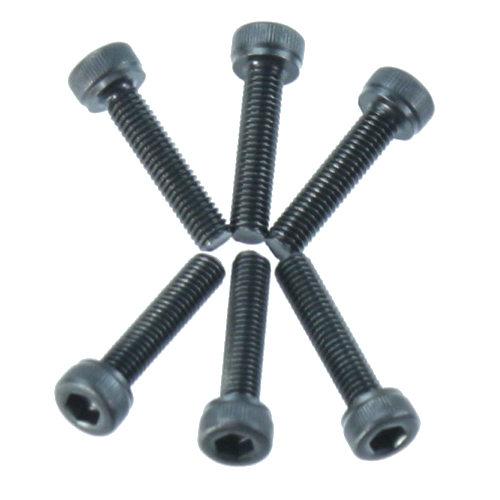 3x14mm Cap Head Hex Machine Thread Screws (6pcs)