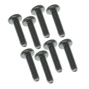 2x8mm Button Head Hex Machine Thread Screws (12pcs)