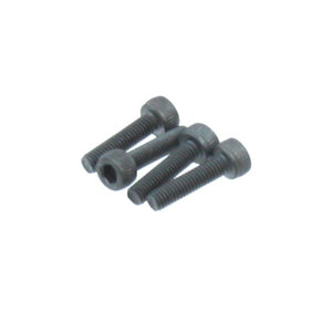 3x12mm Cap Head Hex Machine Thread Screws (4pcs)