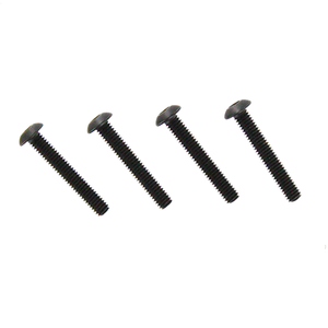 4x25mm Button Head Hex Machine Thread Screws (4pcs)