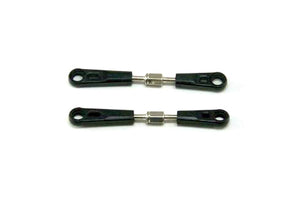 3x30mm Steel Turnbuckles W/ Rod Ends (2pcs)