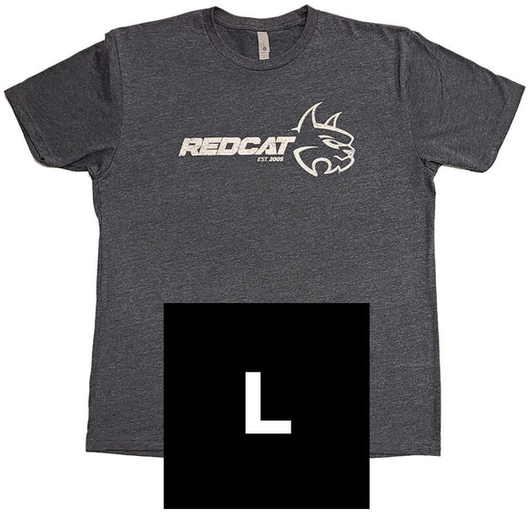 Redcat Logo T-Shirt(Distressed)(L)(1pc)