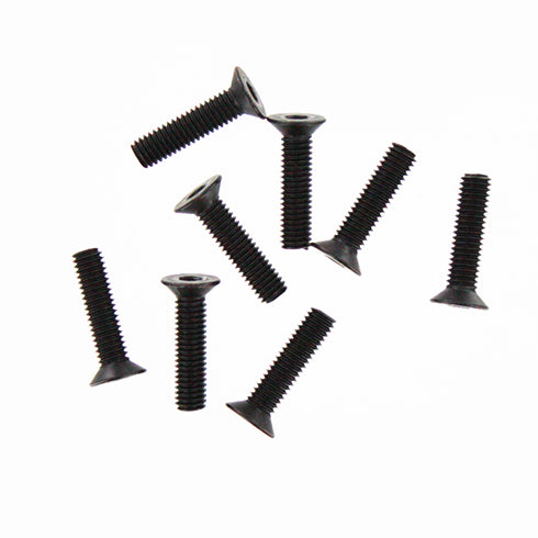 5x20mm Countersunk Hex Machine Thread Screws (8pcs)