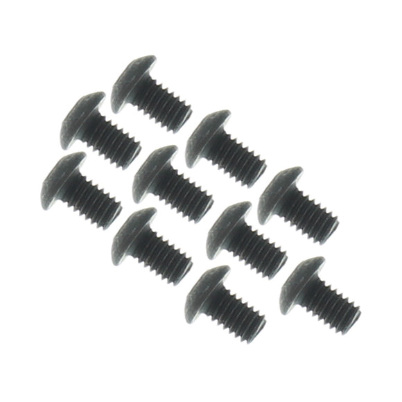 2.6x4mm Button Head Hex Machine Thread Screws (10pcs)