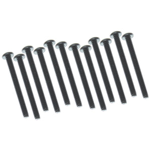 4x30mm Button Head Hex Machine Thread Screws (12pcs)