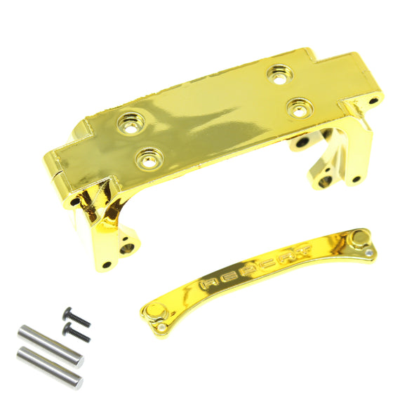 Front Suspension Mount, Pin Brace w/ Pins (Gold) (Plastic) (1set)