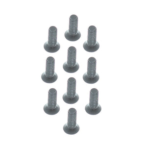 2.5x8mm Countersunk Hex Machine Thread Screws (10pcs)