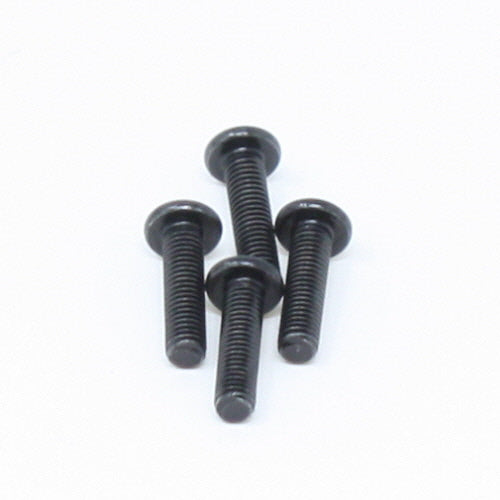 3x12mm Button Head Hex Machine Thread Screws (4pcs)