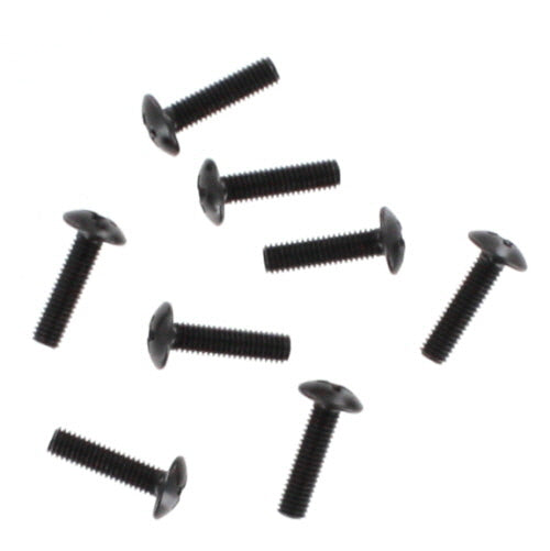 3x12mm Button Head Phillips Machine Thread Screws (8pcs)