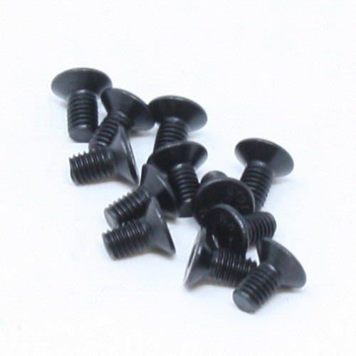 3x6mm Countersunk Hex Machine Thread Screws (12pcs)