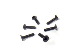 2x8mm Countersunk Phillips Machine Thread Screws (6pcs)