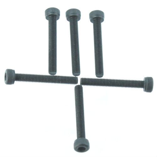 3x22mm Cap Head Hex Machine Thread Screws (6pcs)