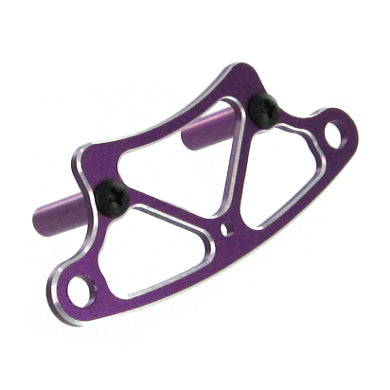 Front Bumper Top Plate(Aluminum)(Purple)(1pc)