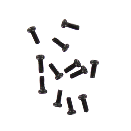 2.5x6mm Button Head Phillips Machine Thread Screws (12pcs)