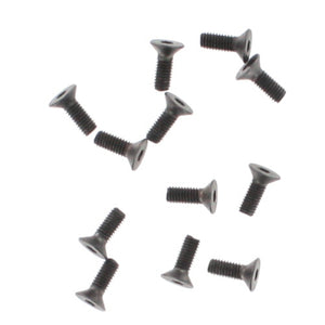 3x8mm Countersunk Hex Machine Thread Screws (12pcs)